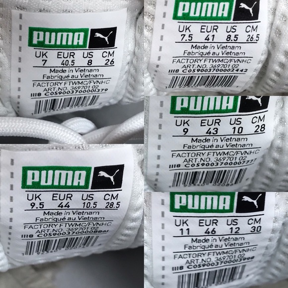 puma cell venom reflective white